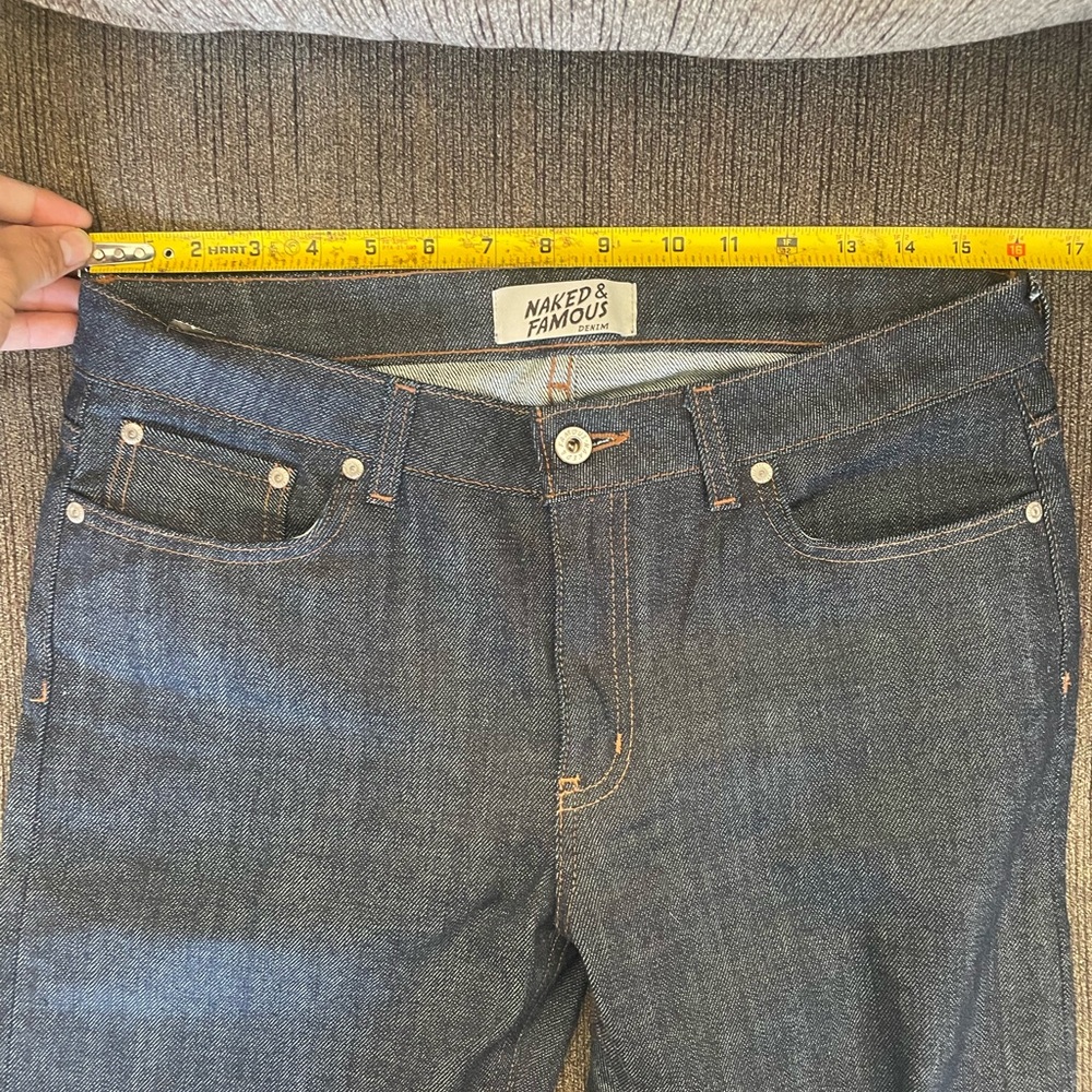 Naked and Famous The Skinny Guy Denim Jeans Mens Size 32x32 - Picture 6 of 6